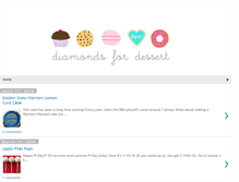 Tablet Screenshot of diamondsfordessert.com